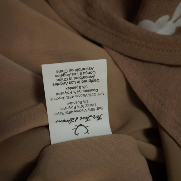 Love & Lemons Sweet Jane Wrap Skirt coffee - Picture 7 of 7